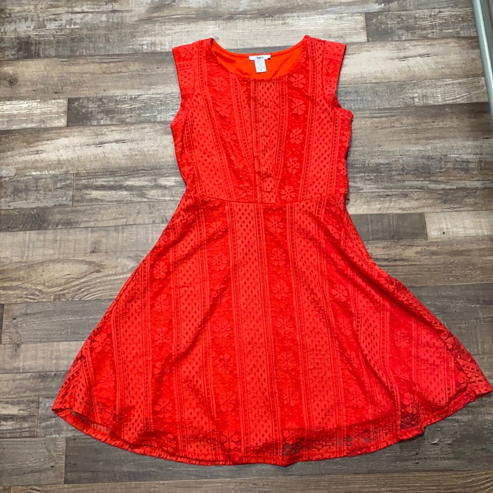 Bar III • Red Fit & Flare dress